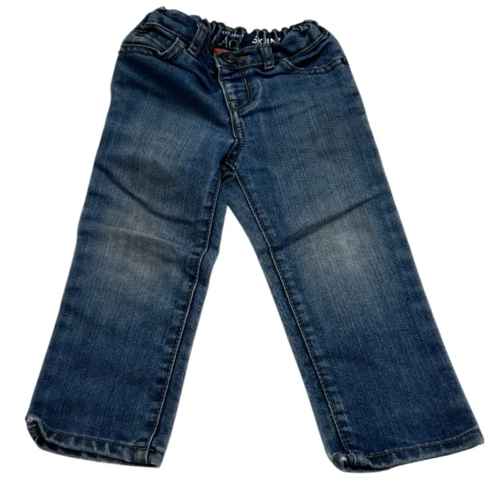 The Children’s Place Boys 2T Skinny Jeans Medium Wash Pull On Denim